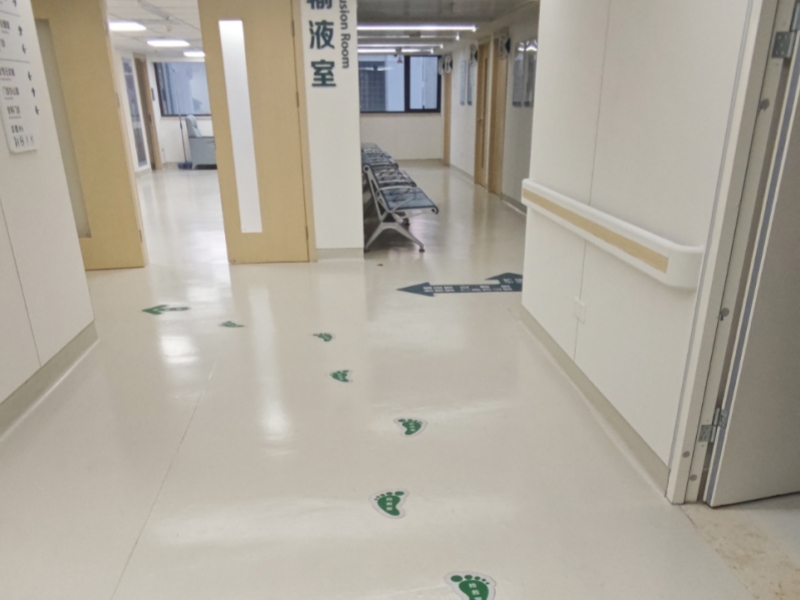 大巨龙田林社区医院pvc地板