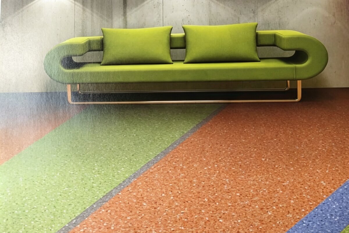 homogeneous solid structure PVC flooring