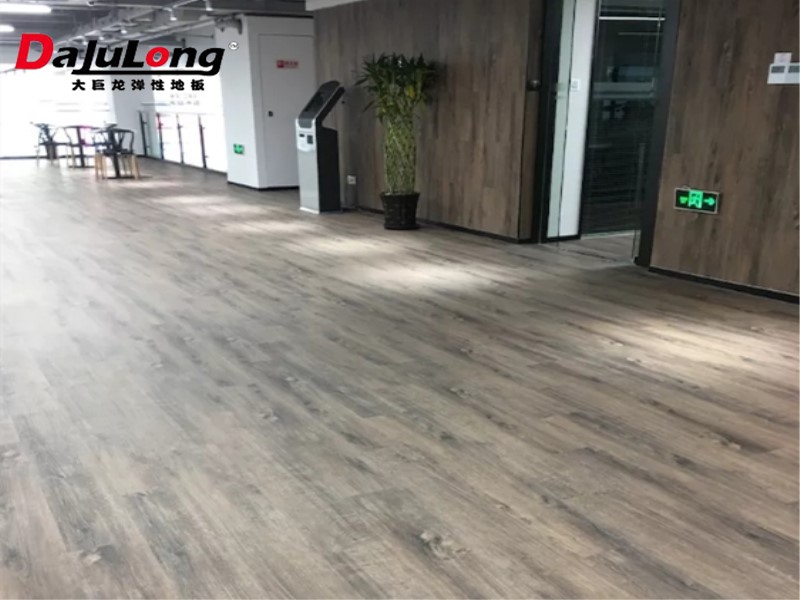 aju Long SPC Click Flooring Office Case Study