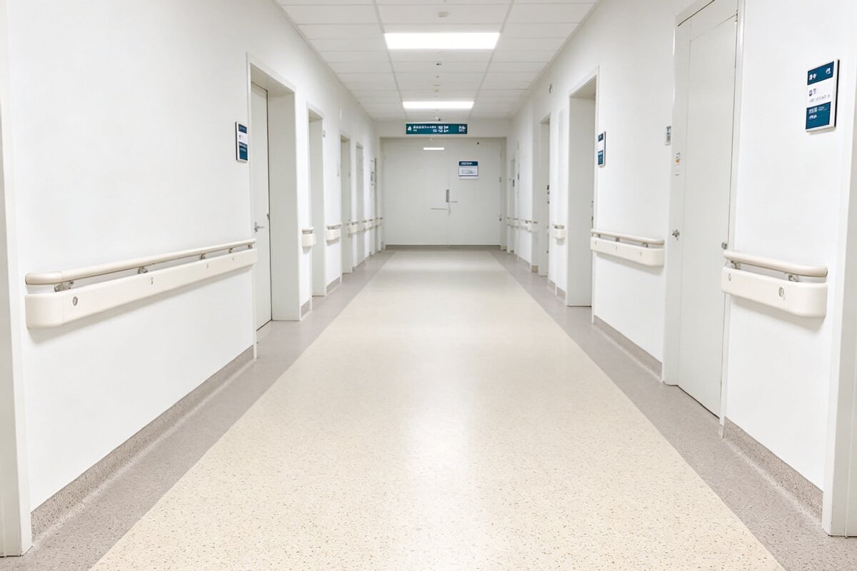 大巨龙索菲亚同质透心地板医院效果