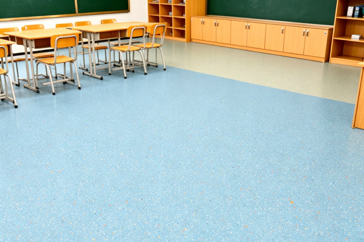 pvc同质透心地板