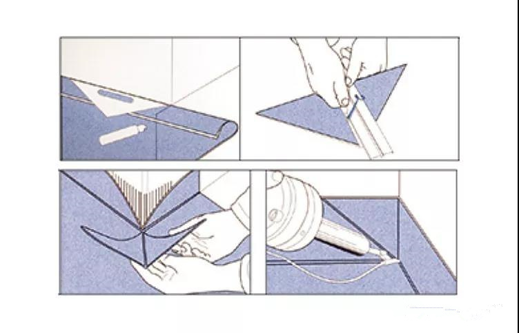 pvc塑胶地板是如何铺装上墙的？