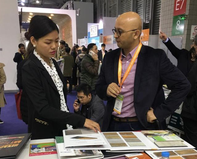 回顾大巨龙2018年上海国际地面材料展