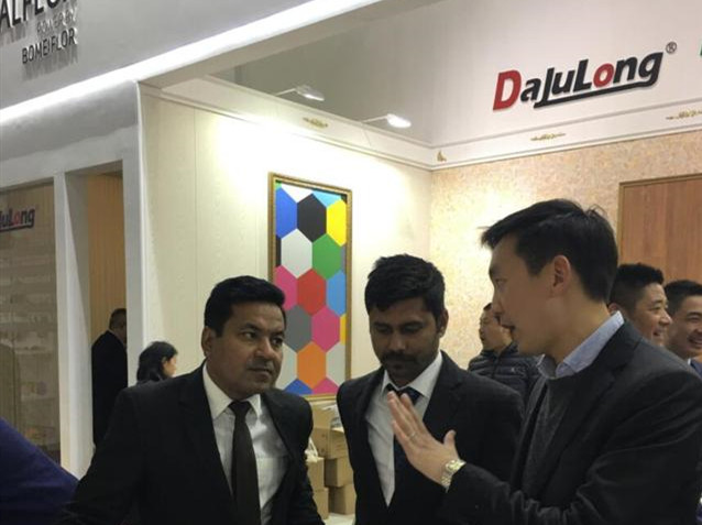 回顾大巨龙2018年上海国际地面材料展