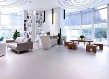 办公场所选择pvc卷材地板的优势有什么呢？